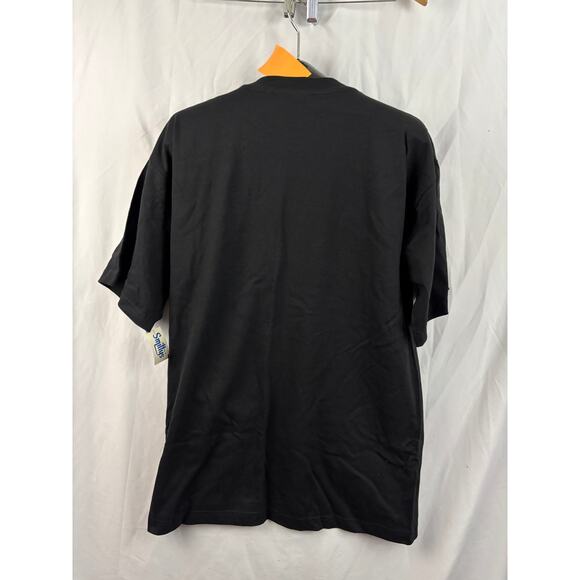 Vintage 1991 Glow In The Dark Halloween Graphic T Shirt Brieland LARGE New - Picture 2 of 12